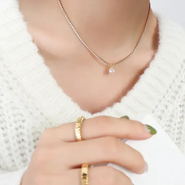 Gold_Tennis_Necklace_For_Women